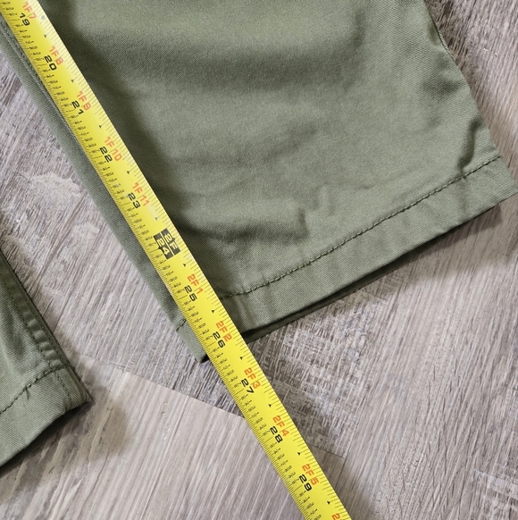 J.Crew Chino Khaki Pants Women's Plus Size 32 Green Ankle Cotton Boho Minimalist - Picture 13 of 13